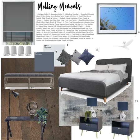 Mod 9 Bedroom 2 Melting Moments Interior Design Mood Board by hknights on Style Sourcebook