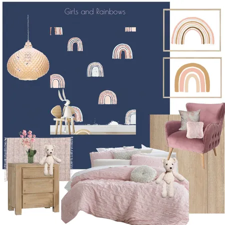 Girls and Rainbows Interior Design Mood Board by Nuria on Style Sourcebook