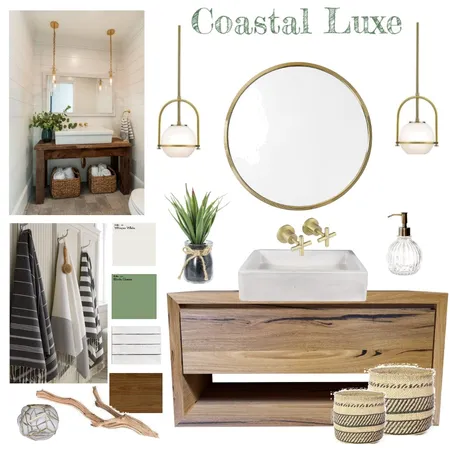 Coastal luxe powder room Interior Design Mood Board by kcotton90 on Style Sourcebook
