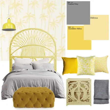 Mellow Lemon Yellow Interior Design Mood Board by interiorology on Style Sourcebook