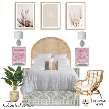 Boho Chic Teenage Bedroom Interior Design Mood Board by Reflective Styling on Style Sourcebook