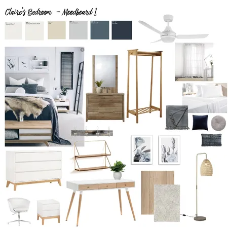 Claire's Bedroom - Moodboard1 Interior Design Mood Board by sherissancm on Style Sourcebook