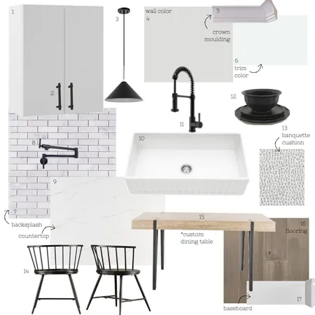 Kitchen Interior Design Mood Board by Yara Interiors on Style Sourcebook