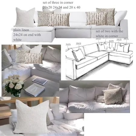 Pillow plan Interior Design Mood Board by Oleander & Finch Interiors on Style Sourcebook