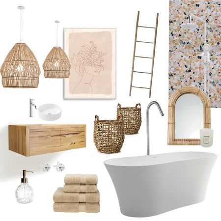 Main Bathroom Interior Design Mood Board by soph n co on Style Sourcebook