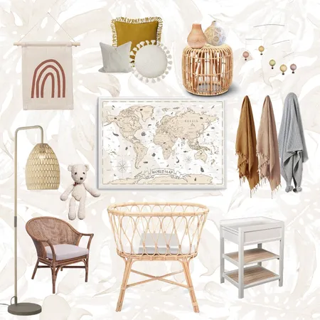 Baby Mila's Room Interior Design Mood Board by soph n co on Style Sourcebook
