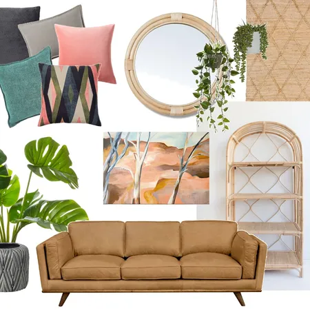 Rattan Living - Ghost land Interior Design Mood Board by Tessa Marie Art on Style Sourcebook