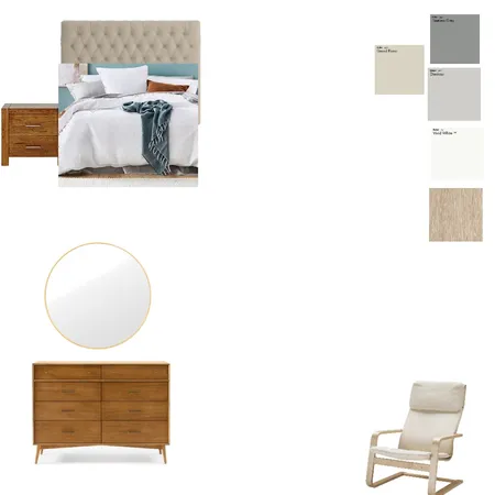 Master Bedroom -CDW Interior Design Mood Board by wallco on Style Sourcebook