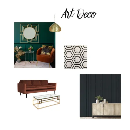 Art Deco Interior Design Mood Board by Clare Miller on Style Sourcebook
