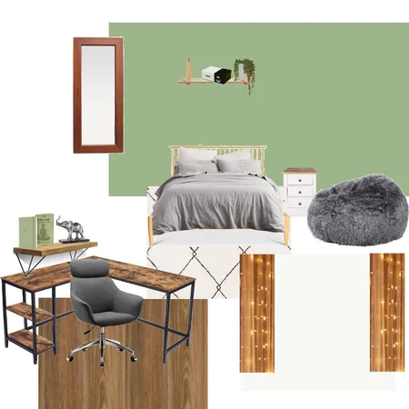 Boho, Earthy Bedroom Interior Design Mood Board by ChelseaDreha on Style Sourcebook