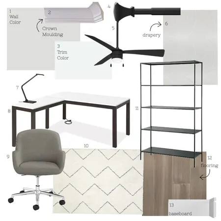 Office Interior Design Mood Board by Yara Interiors on Style Sourcebook