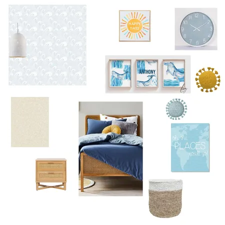 boys bedroom Interior Design Mood Board by sarahjadeduckett on Style Sourcebook