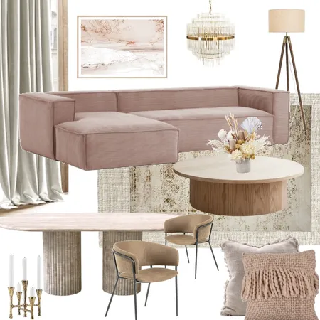 Blush Interior Design Mood Board by Oleander & Finch Interiors on Style Sourcebook