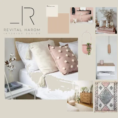 חדר שינה ורוד Interior Design Mood Board by revitalharom on Style Sourcebook