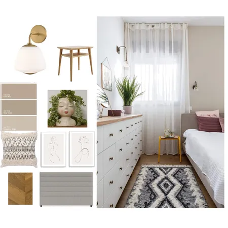 חדר שינה רומנטי Interior Design Mood Board by revitalharom on Style Sourcebook