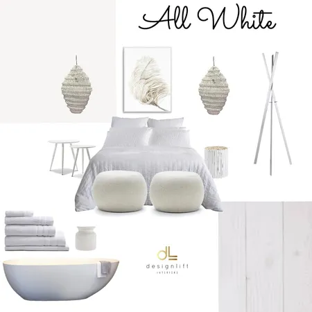 All White Interior Design Mood Board by DLift on Style Sourcebook