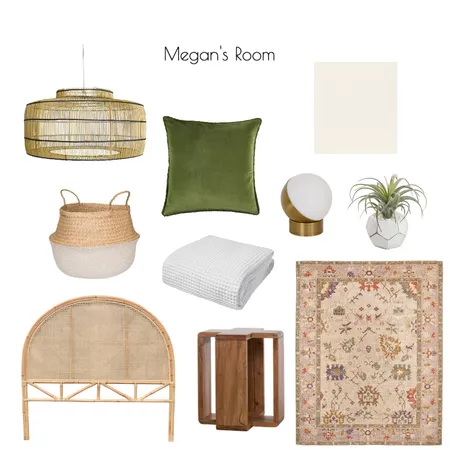 Megan's Room Interior Design Mood Board by staunton on Style Sourcebook