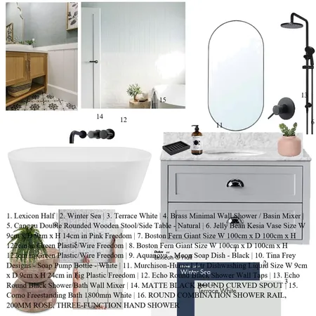 Mum & Belinda's bathroom Interior Design Mood Board by Melsy on Style Sourcebook
