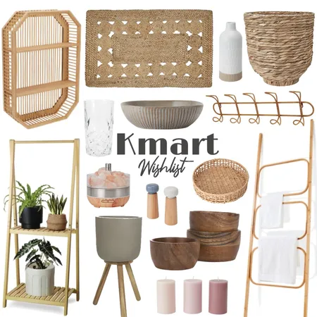 Kmart Wishlist Interior Design Mood Board by yemayataj on Style Sourcebook