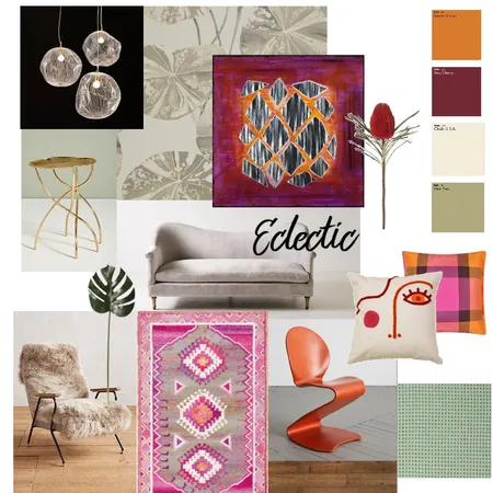 Eclectic living room Interior Design Mood Board by Annemarie de Vries on Style Sourcebook