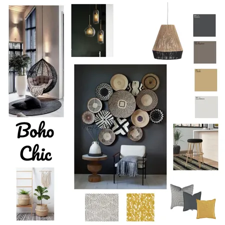 Boho Chic Interior Design Mood Board by shannonb on Style Sourcebook