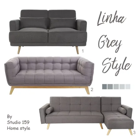 Linha Grey style Interior Design Mood Board by Studio 159 on Style Sourcebook