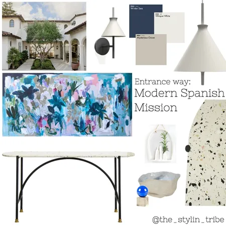 Entrance Way Interior Design Mood Board by The Stylin Tribe on Style Sourcebook