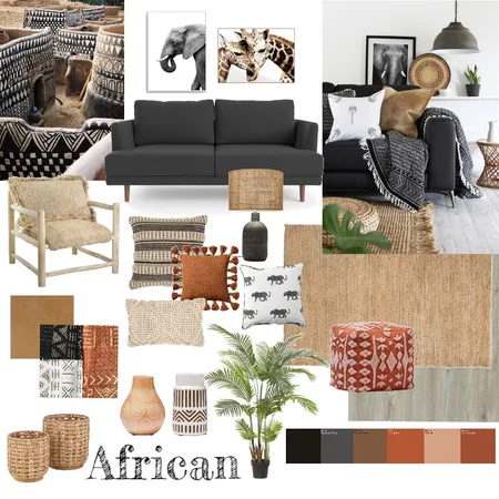 African Interior Design Mood Board by Mariana Neves on Style Sourcebook