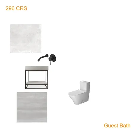 296 CRS Guest Bath Interior Design Mood Board by Cynthia Vengrow on Style Sourcebook