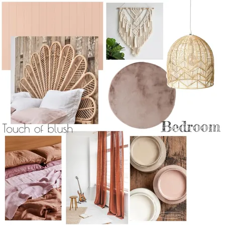 blush bedroom Interior Design Mood Board by brookie on Style Sourcebook