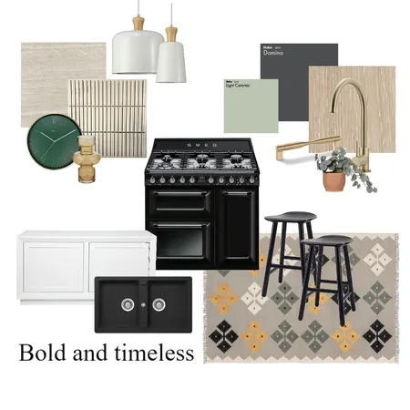 Bold & Timeless Kitchen Interior Design Mood Board by taketwointeriors on Style Sourcebook
