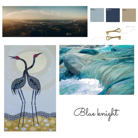 blue knight Interior Design Mood Board by Roshini on Style Sourcebook