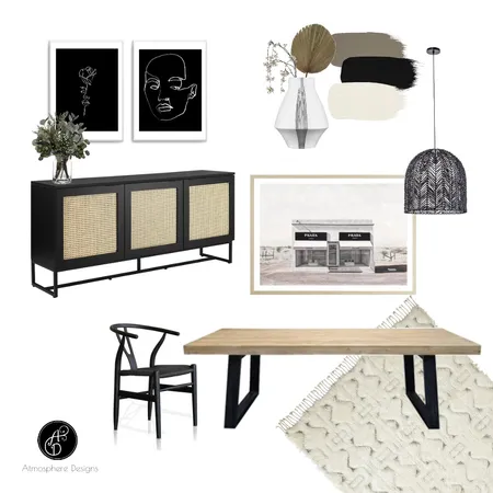 Dining Harmony Interior Design Mood Board by Atmosphere Designs on Style Sourcebook