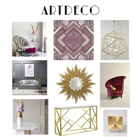 Art Deco Interior Design Mood Board by Gia123 on Style Sourcebook