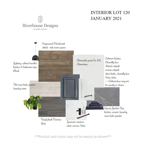 LOT 120 ASPEN WOODS INTERIOR Interior Design Mood Board by Riverhouse Designs on Style Sourcebook