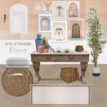 Arch of Paradise Foyer Interior Design Mood Board by Ayesha on Style Sourcebook