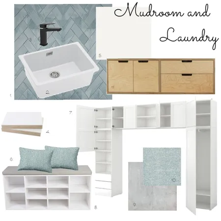 Mudroom Laundry Interior Design Mood Board by HeidiN on Style Sourcebook