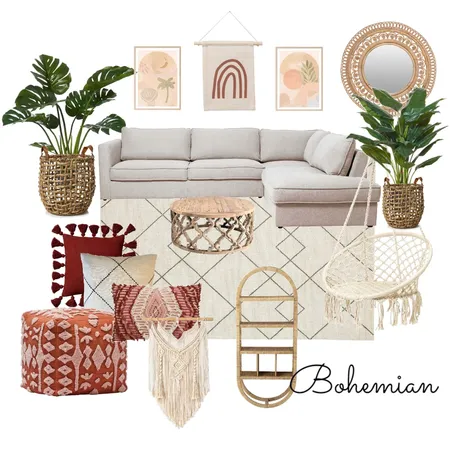 Bohemian Interior Design Mood Board by Gia123 on Style Sourcebook