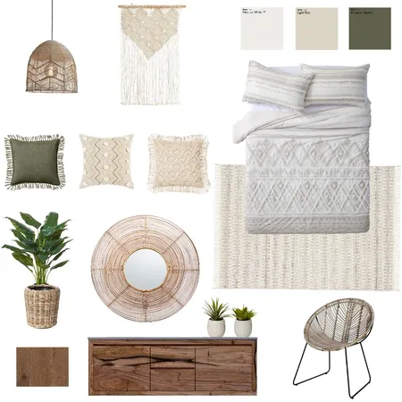 Boho Bedroom - Becky Interior Design Mood Board by Lauren Hooligan on Style Sourcebook