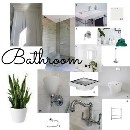 Bathroom Interior Design Mood Board by Donna Chapman on Style Sourcebook