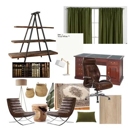 Study Mood Board Interior Design Mood Board by itsparnaz on Style Sourcebook