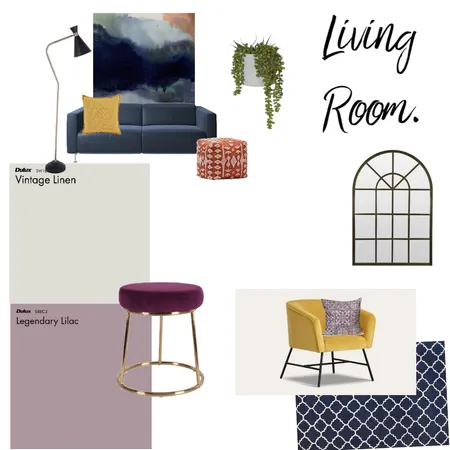 Living Room Interior Design Mood Board by A on Style Sourcebook
