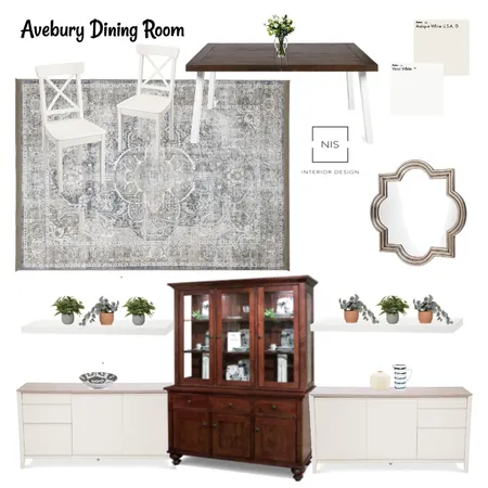 Avebury Dining Room B Interior Design Mood Board by Nis Interiors on Style Sourcebook