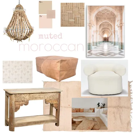 Muted Moroccan Interior Design Mood Board by alana_mymood on Style Sourcebook