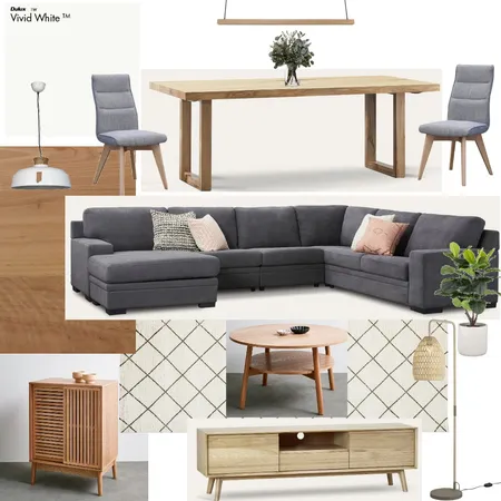 Living & Dining Interior Design Mood Board by allanahc on Style Sourcebook