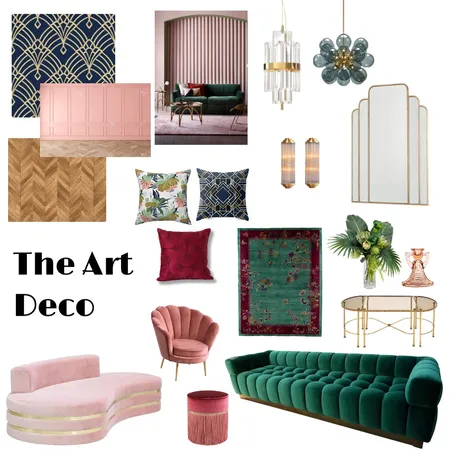 Art Deco 3. Interior Design Mood Board by jackeen on Style Sourcebook