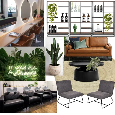 Cactus Hair waiting zone Interior Design Mood Board by Coastal & Co  on Style Sourcebook
