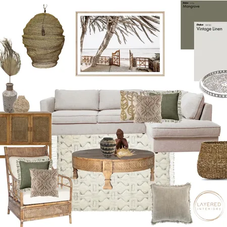 Resort Living Room Interior Design Mood Board by Layered Interiors on Style Sourcebook