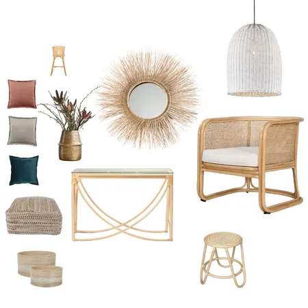 Rattan Interior Design Mood Board by Style by Sisters on Style Sourcebook