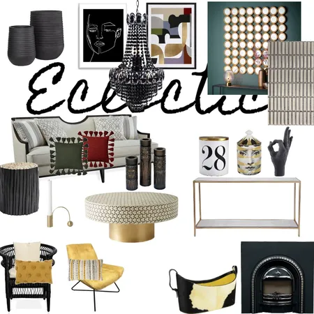 Eclectic Interior Design Mood Board by BiBi on Style Sourcebook